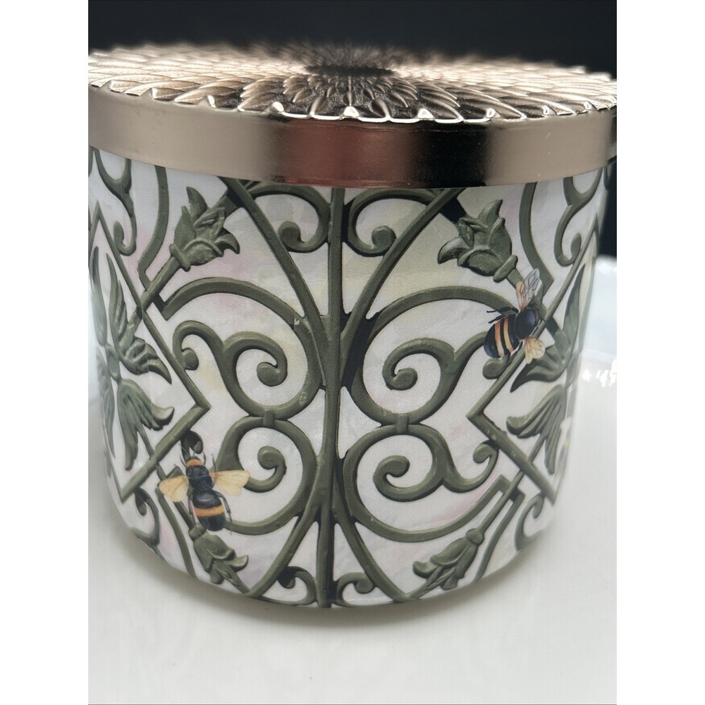 Bath & Body Works Backyard Honeysuckle Candle Scented 3-Wick NEW 2025 - Picture 5 of 6